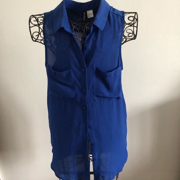 H&M Tops - Blue Blouse